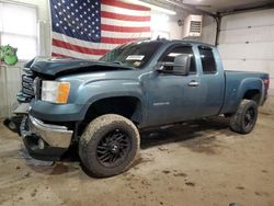 Salvage cars for sale at Lyman, ME auction: 2013 GMC Sierra K2500 SLE