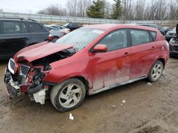 Salvage cars for sale at Davison, MI auction: 2009 Pontiac Vibe