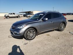 Salvage cars for sale at Temple, TX auction: 2016 Infiniti QX50