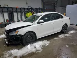 Salvage cars for sale at Candia, NH auction: 2012 Volkswagen Jetta SE