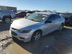 Salvage cars for sale at Kansas City, KS auction: 2017 Chevrolet Malibu LS