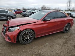 Salvage cars for sale at London, ON auction: 2020 Mercedes-Benz C 300 4matic