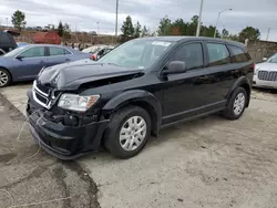 Salvage cars for sale from Copart Gaston, SC: 2014 Dodge Journey SE