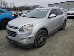 Salvage cars for sale at Spartanburg, SC auction: 2017 Chevrolet Equinox Premier