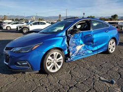 2017 Chevrolet Cruze Premier en venta en Colton, CA