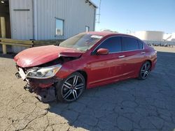 Honda salvage cars for sale: 2017 Honda Accord Sport