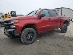 Salvage cars for sale at Duryea, PA auction: 2021 Chevrolet Silverado K1500 Trail Boss Custom