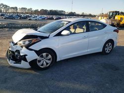 Hyundai salvage cars for sale: 2016 Hyundai Elantra SE