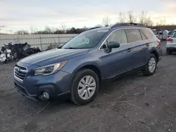 Salvage cars for sale at Assonet, MA auction: 2018 Subaru Outback 2.5I Premium