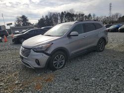 Salvage cars for sale from Copart Mebane, NC: 2017 Hyundai Santa FE SE