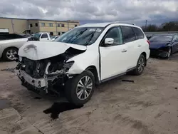 2017 Nissan Pathfinder S en venta en Wilmer, TX