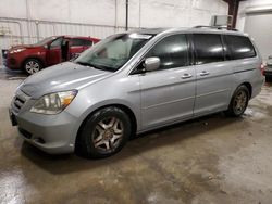 Honda salvage cars for sale: 2007 Honda Odyssey EXL