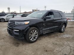 Salvage cars for sale at Chicago Heights, IL auction: 2022 Ford Explorer XLT