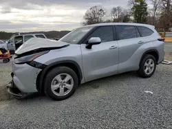 Salvage cars for sale at Concord, NC auction: 2024 Toyota Highlander LE