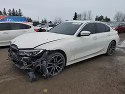 Salvage cars for sale at Bowmanville, ON auction: 2021 BMW 330XI