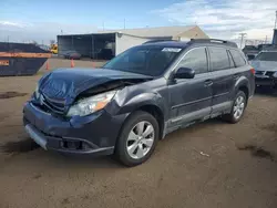 Salvage cars for sale at Brighton, CO auction: 2012 Subaru Outback 2.5I Limited