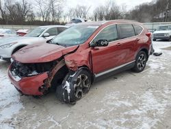 Salvage cars for sale at Ellwood City, PA auction: 2017 Honda CR-V Touring