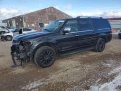 Salvage cars for sale at Rapid City, SD auction: 2017 Lincoln Navigator L Select