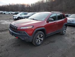 Salvage cars for sale from Copart Marlboro, NY: 2014 Jeep Cherokee Trailhawk