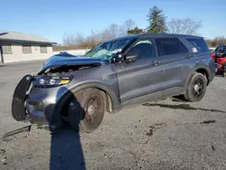 Salvage cars for sale from Copart Grantville, PA: 2021 Ford Explorer Police Interceptor