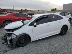 Salvage cars for sale at Mentone, CA auction: 2020 Toyota Corolla LE