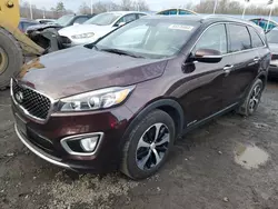 KIA salvage cars for sale: 2016 KIA Sorento EX