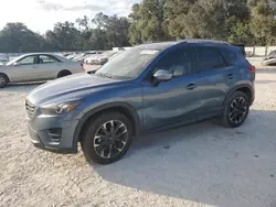 Salvage cars for sale at Ocala, FL auction: 2016 Mazda CX-5 GT