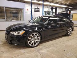 Salvage cars for sale at Wheeling, IL auction: 2013 Audi A6 Premium Plus