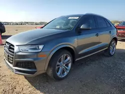 Salvage cars for sale at San Antonio, TX auction: 2018 Audi Q3 Premium