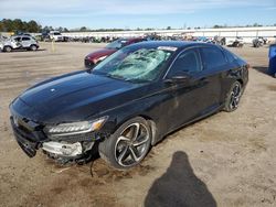 Salvage cars for sale at Harleyville, SC auction: 2021 Honda Accord Sport SE