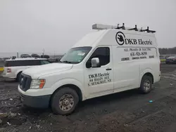 Salvage trucks for sale at Brookhaven, NY auction: 2015 Nissan NV 2500