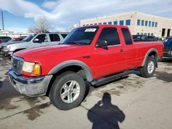 Ford Ranger salvage cars for sale: 2004 Ford Ranger Super Cab