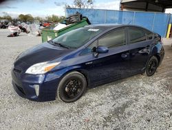 Salvage cars for sale from Copart Riverview, FL: 2015 Toyota Prius