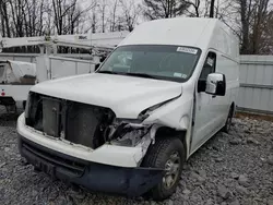 Nissan nv 2500 salvage cars for sale: 2015 Nissan NV 2500