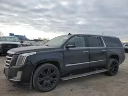 Salvage cars for sale at Des Moines, IA auction: 2015 Cadillac Escalade ESV Premium