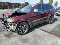 Salvage cars for sale at Wilmington, CA auction: 2020 Jeep Grand Cherokee Limited