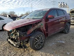 Salvage cars for sale from Copart Columbus, OH: 2020 Hyundai Tucson Limited