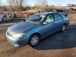 Salvage cars for sale from Copart Columbia Station, OH: 2004 Toyota Camry LE