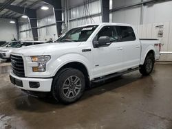 Salvage cars for sale at Ham Lake, MN auction: 2015 Ford F150 Supercrew