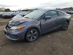 Salvage cars for sale at San Martin, CA auction: 2015 Honda Civic EX