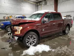 Ford salvage cars for sale: 2015 Ford F150 Supercrew