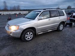 Toyota Highlander salvage cars for sale: 2001 Toyota Highlander