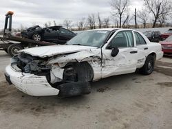 Salvage cars for sale at Bridgeton, MO auction: 2011 Ford Crown Victoria Police Interceptor