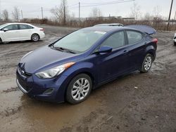 Salvage cars for sale at Montreal Est, QC auction: 2013 Hyundai Elantra GLS