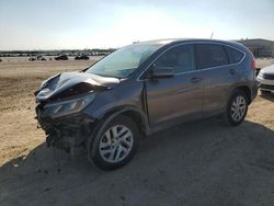 Salvage cars for sale at San Antonio, TX auction: 2015 Honda CR-V EX