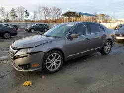 Salvage cars for sale at Spartanburg, SC auction: 2010 Ford Fusion SE