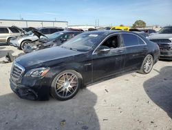 Salvage cars for sale from Copart Haslet, TX: 2019 Mercedes-Benz S 63 AMG 4matic