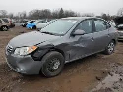 Salvage cars for sale from Copart Chalfont, PA: 2010 Hyundai Elantra Blue