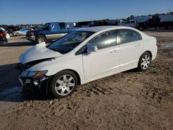 Vehiculos salvage en venta de Copart Houston, TX: 2010 Honda Civic LX