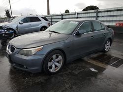 Salvage cars for sale at Miami, FL auction: 2004 BMW 530 I